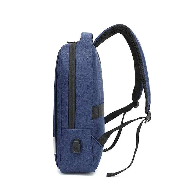femmes hommes oxford simple sac à dos 16 pouces pochette d'ordinateur collège école étudiant livres sacs étanche usb charge voyage sacs à dos
