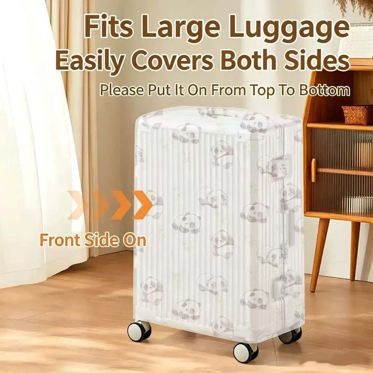 housse de protection jetable extensible pour bagages, housse de protection élastique pour valise, protection anti-poussière à usage unique pour bagages à roulettes de voyage