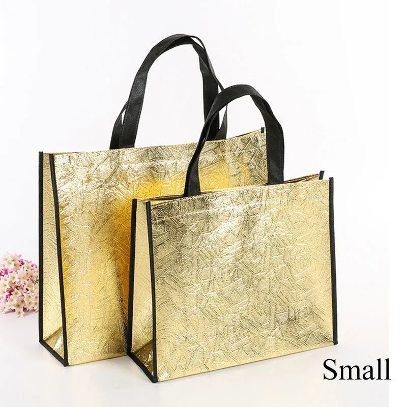 sac de courses laser pliable pour femmes, fourre-tout écologique réutilisable, sac non tissé en tissu imperméable, sacs de rangement de voyage de grande capacité durables
