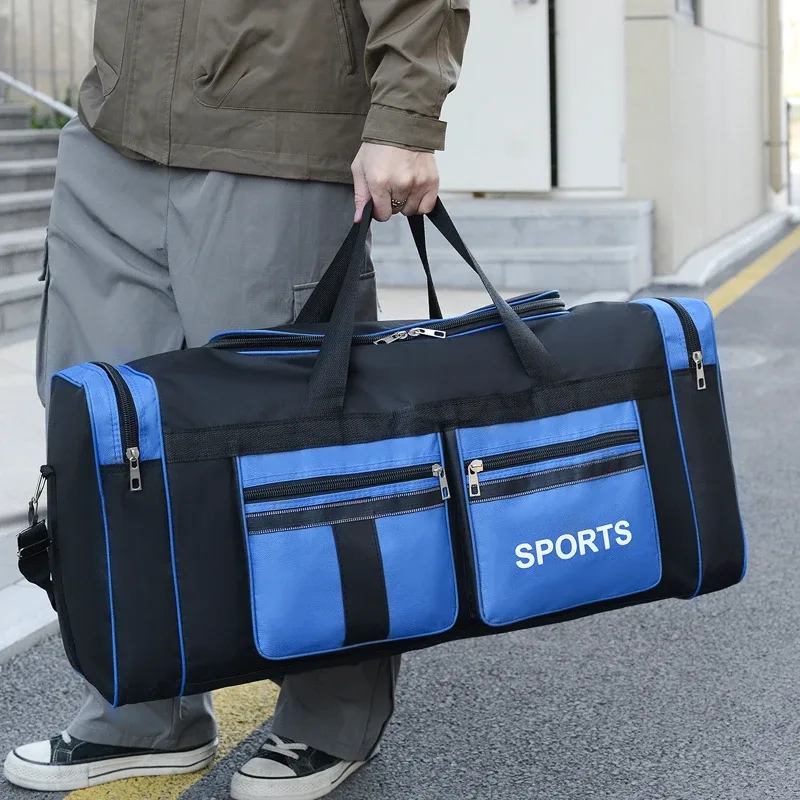 sac de voyage pliable pour homme, sac de sport, sac de déménagement, sac de rangement à bandoulière
