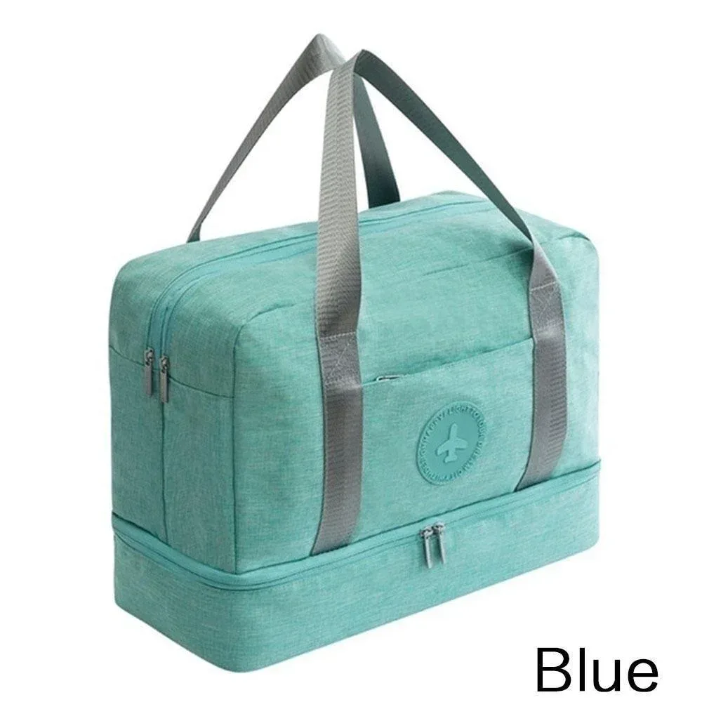kismis sac de rangement de voyage sac de séparation sec et humide sac de plage portable sac de fitness de natation sac de rangement
