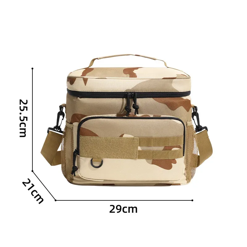 sac à dos isotherme de grande capacité en tissu oxford, 1 pièce, sac de bière de voyage en plein air, sac de glace étanche doublé de peva