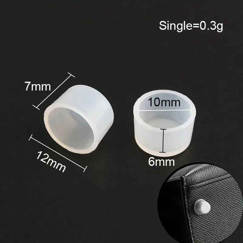 sac à bandoulière transparent anti-usure, sac initié au portefeuille, protecteur de goujon astronomique, blanc, rivet de goujon, serrure, étui en silicone, 20 pièces