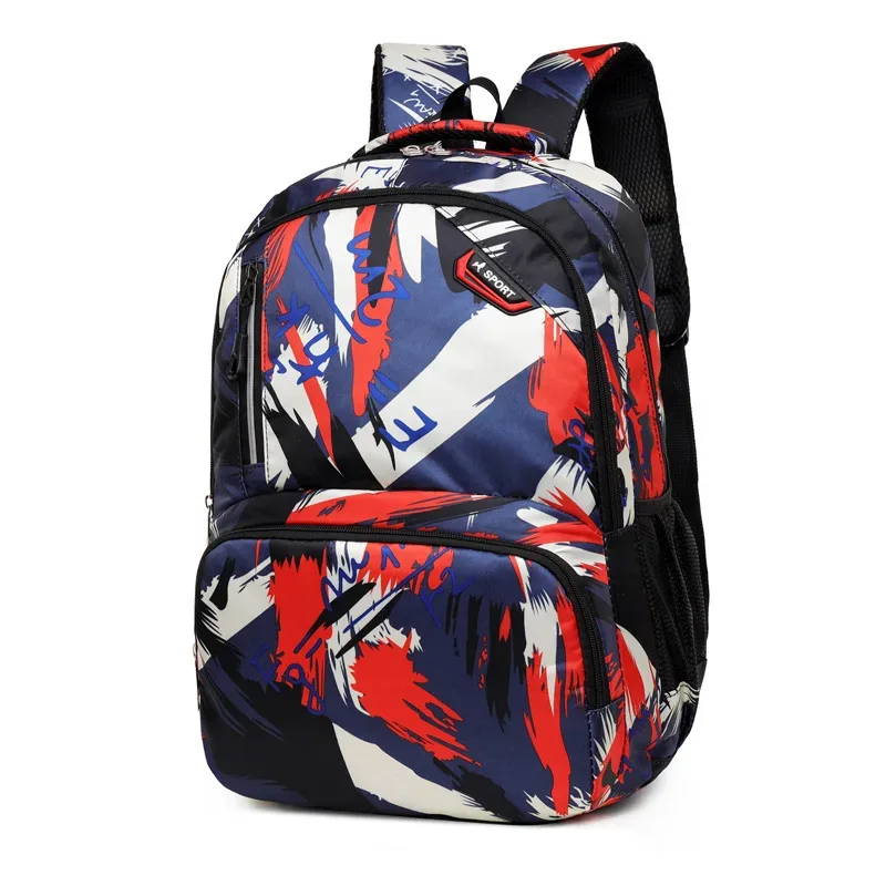 créatif plus récent camouflage sac à dos à la mode étudiant sac d'école voyage sac à dos style coréen unisexe épaissir affaires sacs à bandoulière
