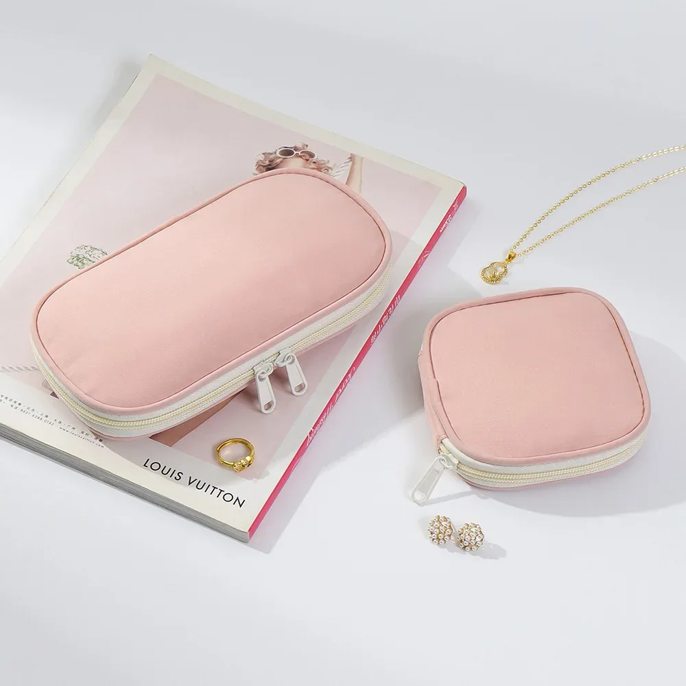 nouveau sac de rangement pour femmes, sac de voyage pour bijoux, boîte de rangement pour bijoux et support de rangement pour boucles d'oreilles, boîte de rangement pour maquillage.