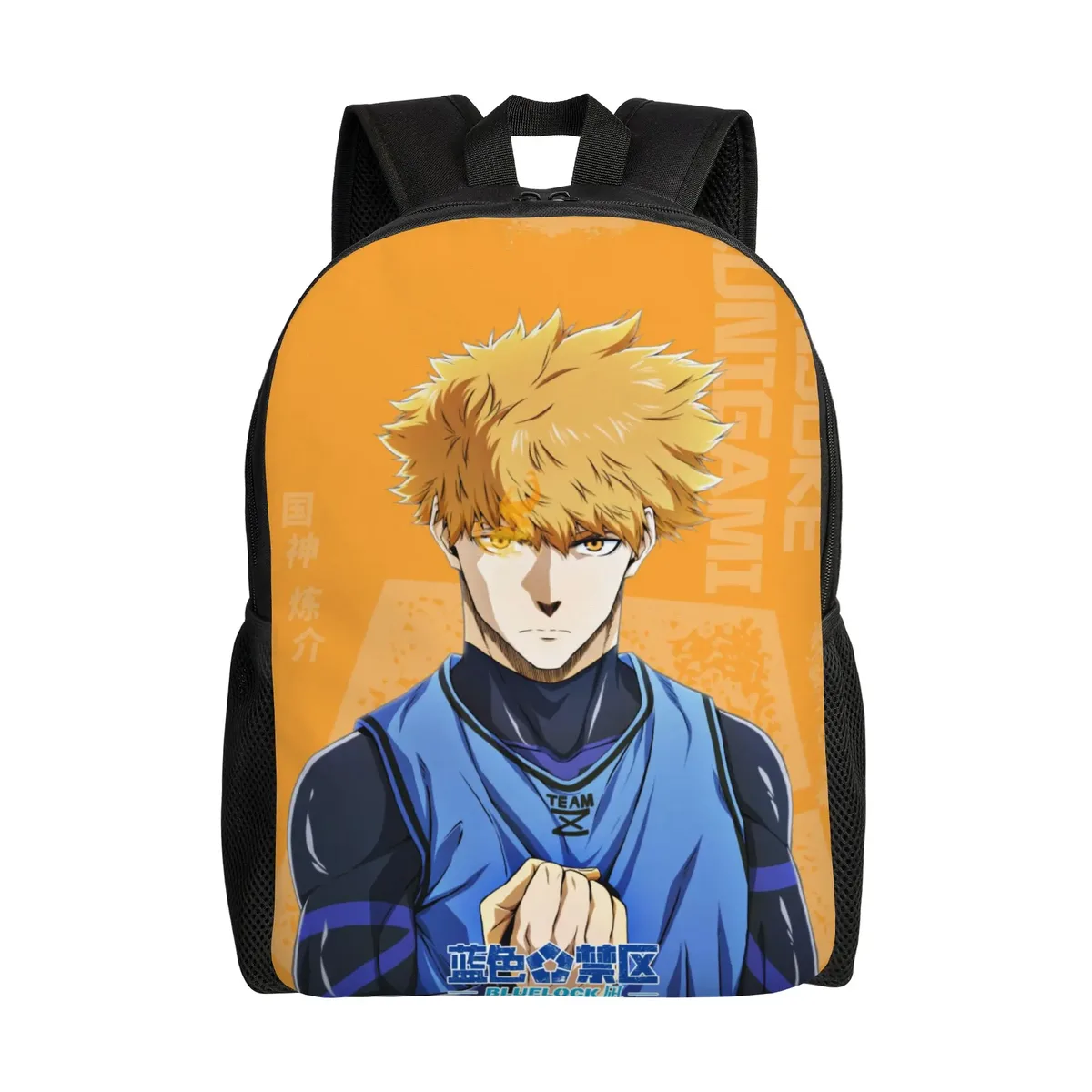 sac à dos pour femmes yoichi isagi blue locks anime, sac d'école pour enfants, sac à dos pour ordinateur portable, sac à bandoulière de voyage pour adolescents