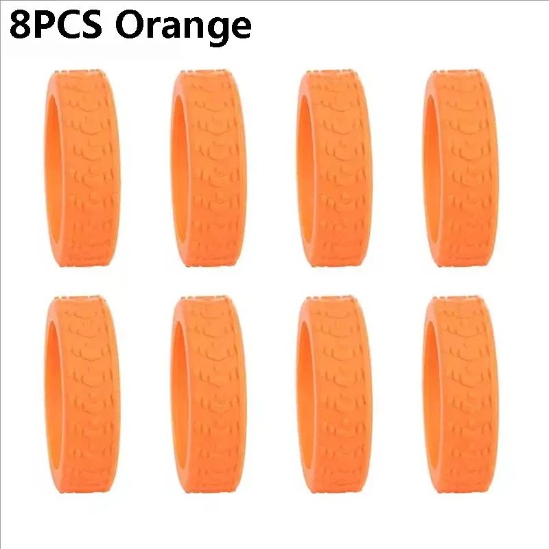 8 protections en silicone anti-bruit pour roulettes de valise et bagages de voyage