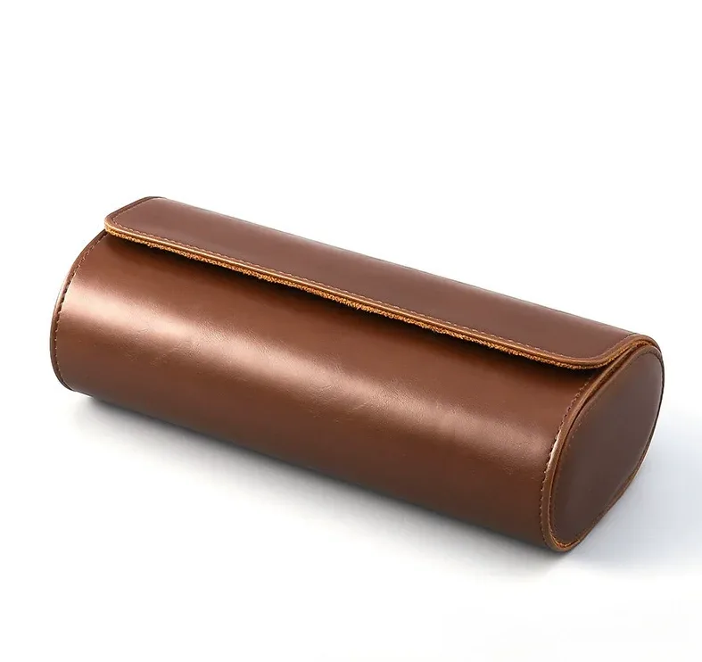 étui à montre personnalisé avec logo, en cuir pu de luxe, gravure de nom, organiseur pour hommes à 1, 2 ou 3 emplacements, boîte à montre de voyage, cadeau pour femmes, boîte de présentation de montre