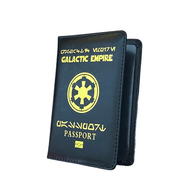 couverture de passeport noire en cuir pu pour passeports hommes femmes portefeuille de voyage organisateur de documents porte-passeport