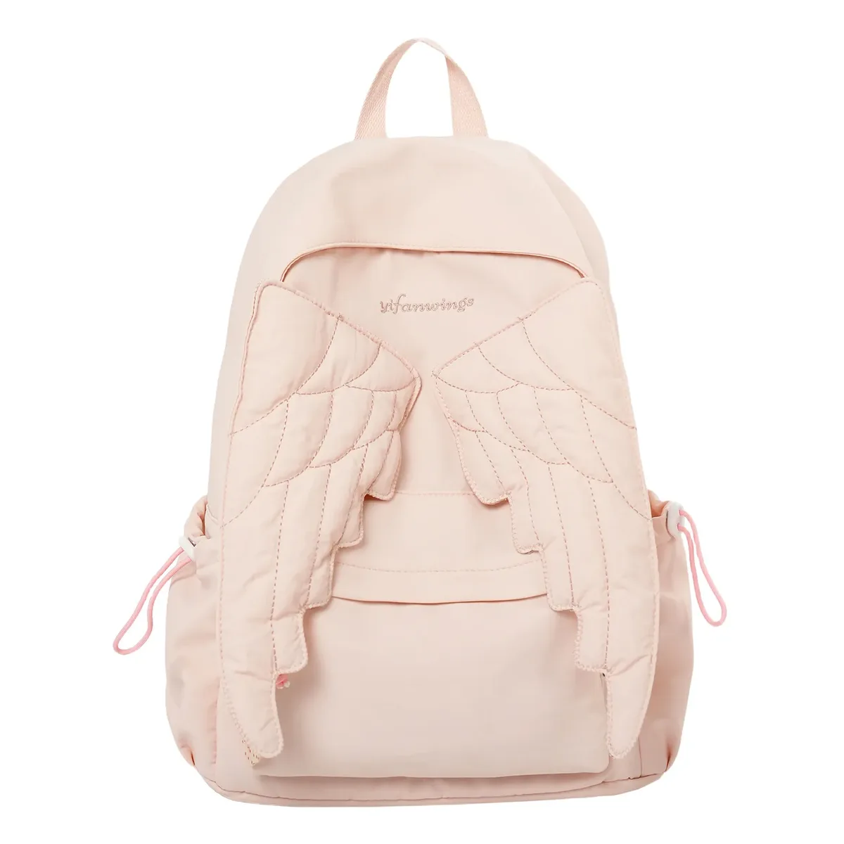 sac à dos matelassé de style japonais, mignon et kawaii, pour homme et femme, multi-usages, résistant à l'eau, léger, rose, jaune, bleu