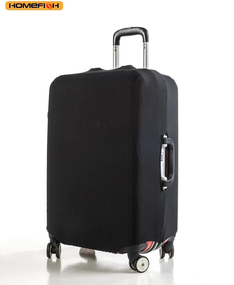 HOMEFISH Housse de valise élastique, housse anti-poussière simple de couleur unie, convient aux valises de 18 à 28 pouces