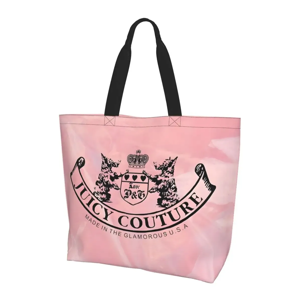 sac de shopping j-juicy-c-couture, sac à bandoulière pour femme, sacs fourre-tout décontractés pour femme
