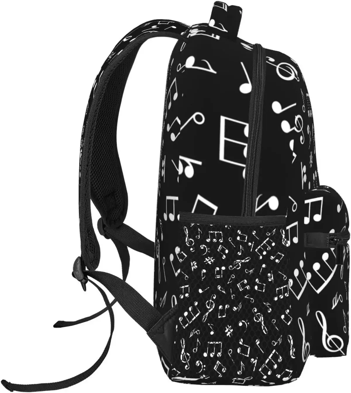 sac à dos de notes de musique pour hommes et femmes, sac à dos de piano, sac à dos d'ordinateur, sac à livres de voyage, sac à dos de camping, sac à dos de randonnée, sac à dos à la mode