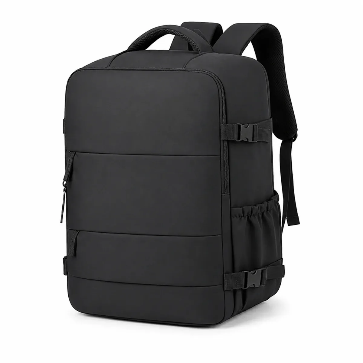 sac à dos de voyage grande capacité pour hommes et femmes, sac pour ordinateur portable 14 pouces, ouverture à 180 degrés, sac à dos cabine avec sangle pour bagage