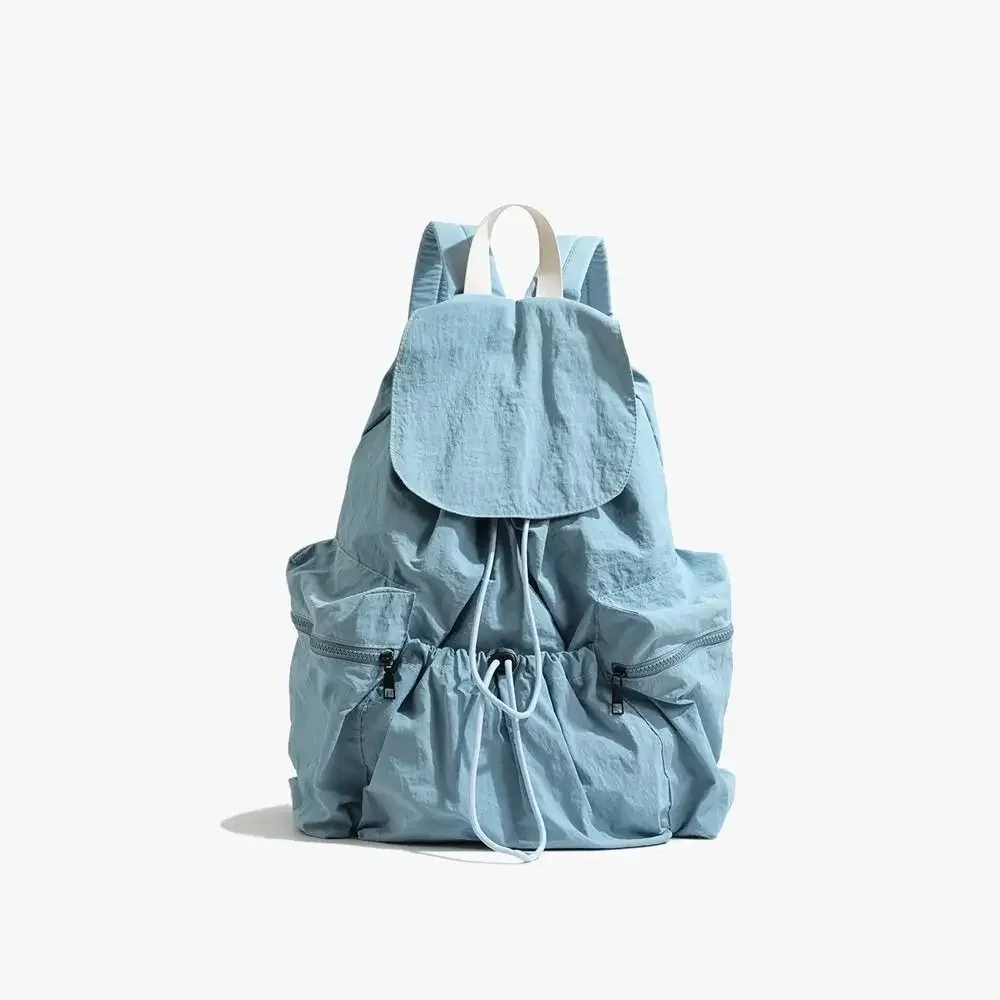 sac à dos wstring de proximité de style coréen, sac en nylon souple léger, sac fourre-tout solide pour documents, sac initié, employé de bureau, possède un design de niche, mignon