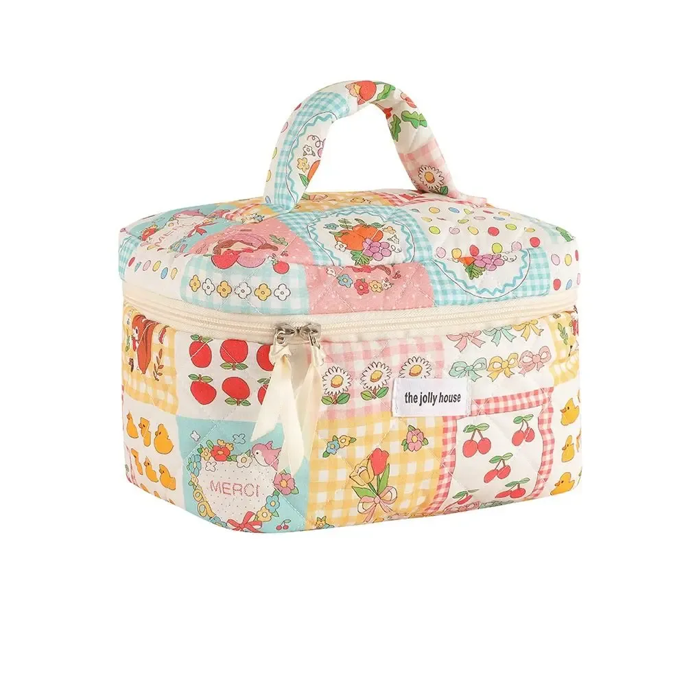 sac de maquillage de grande capacité de haute qualité, sac de toilette portable à fermeture éclair, sac cosmétique multifonctionnel