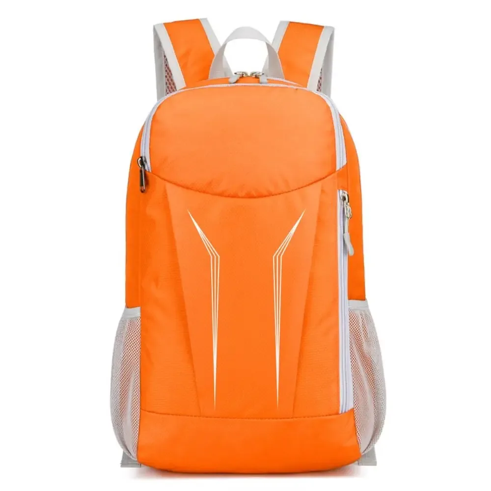 sac à dos de montagne pliable simple avec fermeture éclair, grande capacité, sac à dos de cyclisme en nylon imperméable, sac à dos de voyage pour femmes