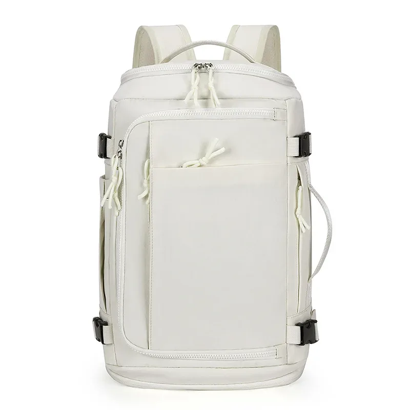 sac à dos de voyage grande capacité unisexe, léger, multifonctionnel, sacoche pour ordinateur, sac à bandoulière décontracté en pvc imperméable