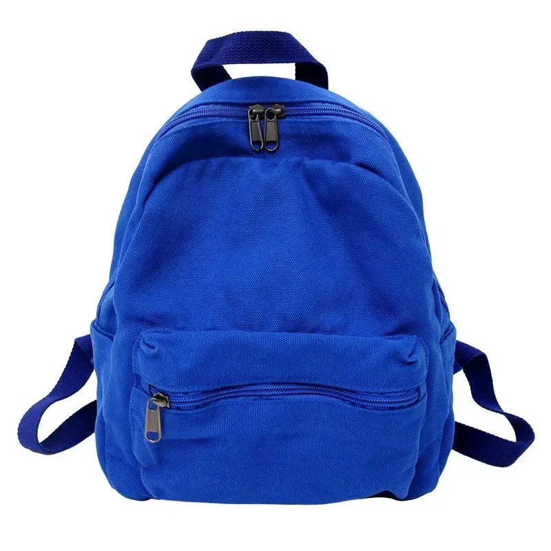 petit sac à dos vintage en toile, simple, unisexe, pour femmes et hommes, pour adolescentes, jeunes dames, couleur unie, mini, nouvelle collection 2022