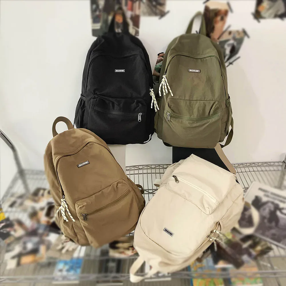 2025 nouveau sac à dos pliable pour femmes, sac à dos de grande capacité, sac à dos d'ordinateur version coréenne simple