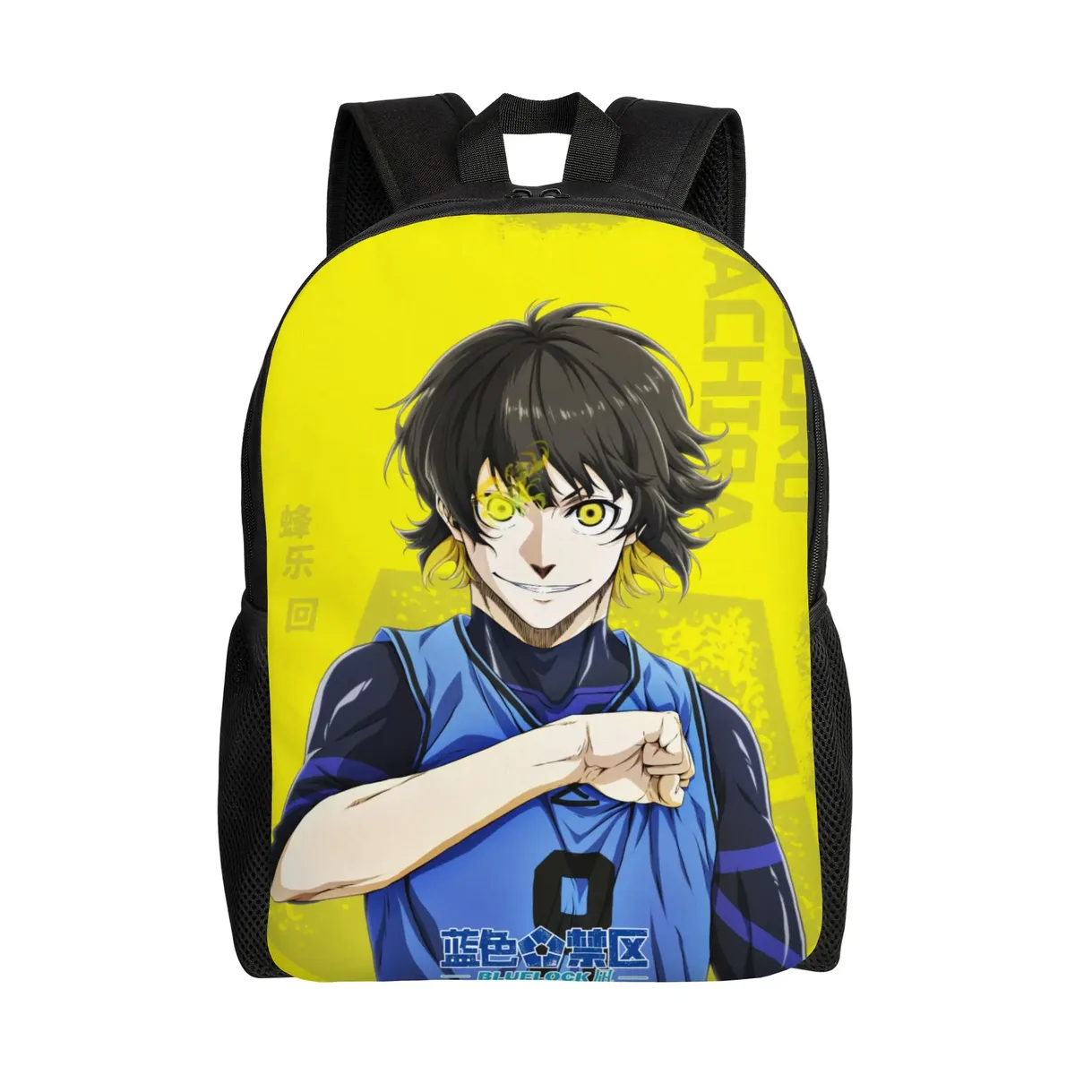 sac à dos pour femmes yoichi isagi blue locks anime, sac d'école pour enfants, sac à dos pour ordinateur portable, sac à bandoulière de voyage pour adolescents