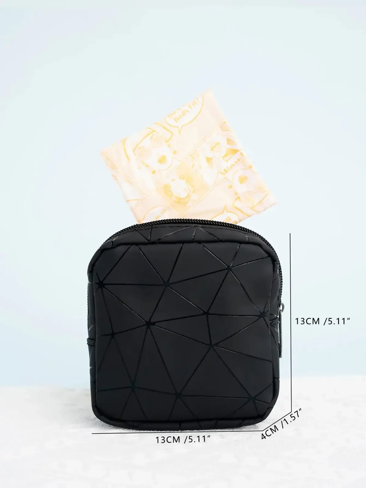 sac d'organisation étanche en cuir pu, sac à bijoux, sac mensuel portable, sac de rangement de serviettes hygiéniques d'extérieur pour femmes