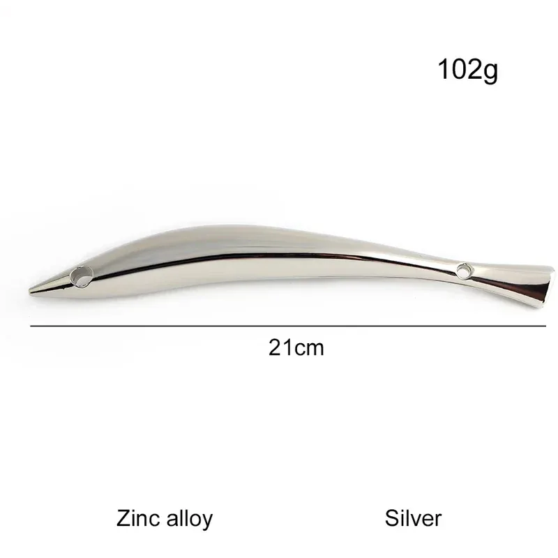 1/2 pièces 21/27cm sac en métal poignée en forme de poisson sac à bandoulière sac à bandoulière poignée décorative remplaçable bricolage fabrication de portefeuilles