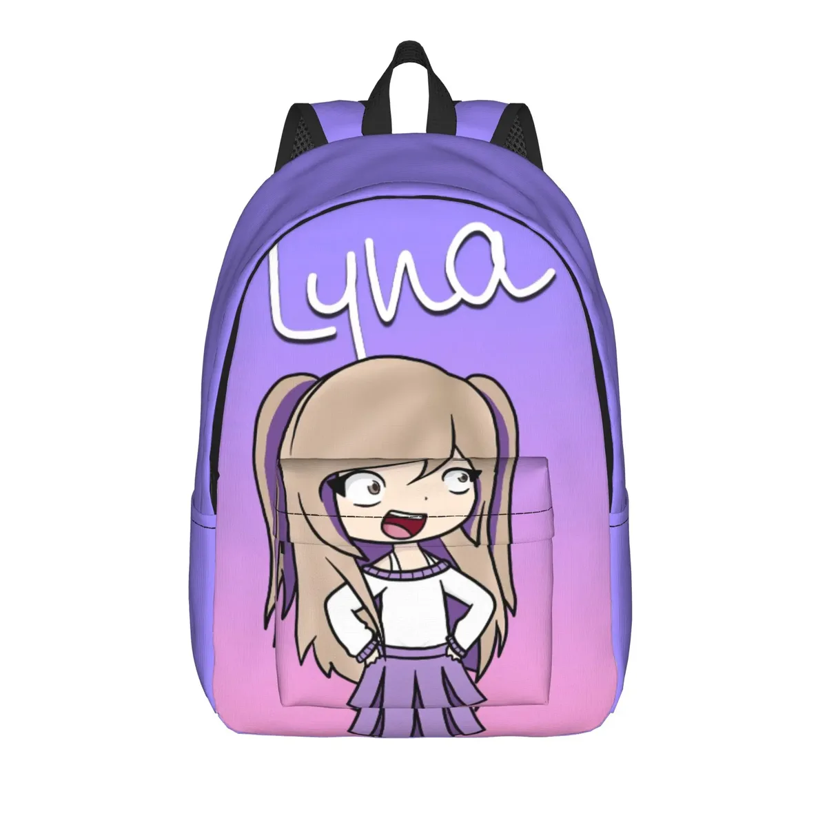 sac à dos orange hug star art lyna vallejos, sacs à dos de randonnée unisexes en polyester, grands sacs d'école décontractés
