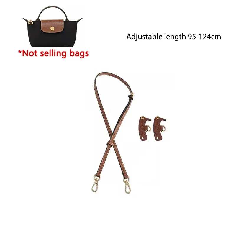 mini sacs à bandoulière en cuir adaptés aux mini pochettes longchamp, accessoires de sac à bandoulière réglables
