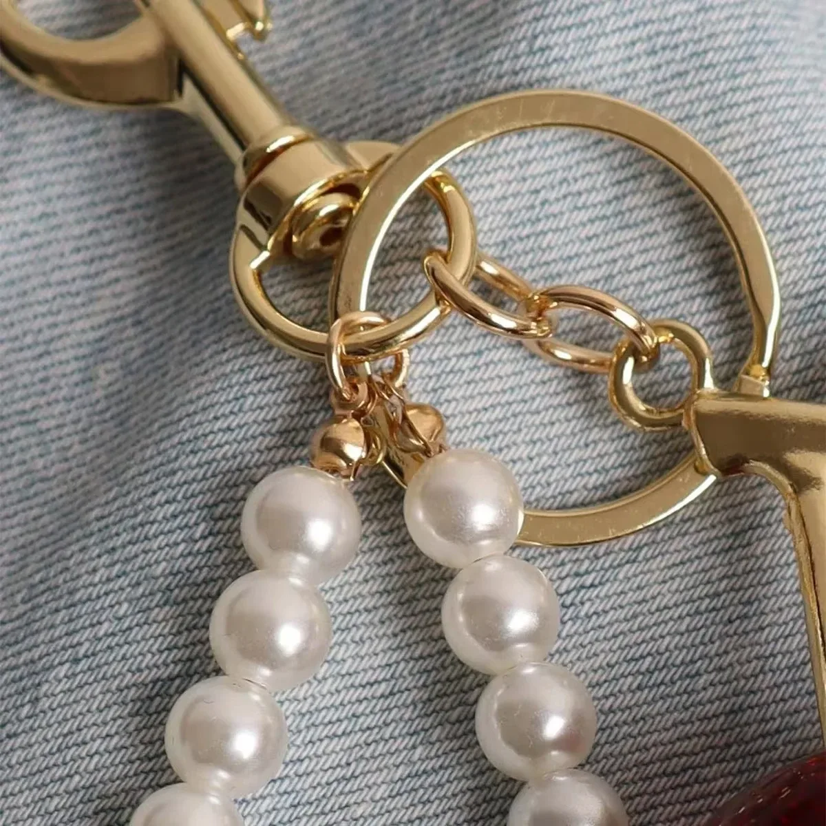 1 pièce porte-clés pendentif cerise rouge de qualité supérieure, délicieux et charmant, bijou pour femme, accessoires pour sac à main et sac à dos, cadeaux