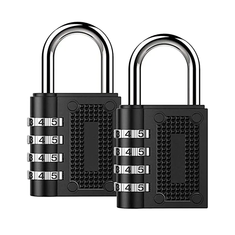 Cadenas à combinaison à 4 chiffres, étanche pour extérieur, pour casiers d'école et de gymnase, cadenas à code pour bagages US214