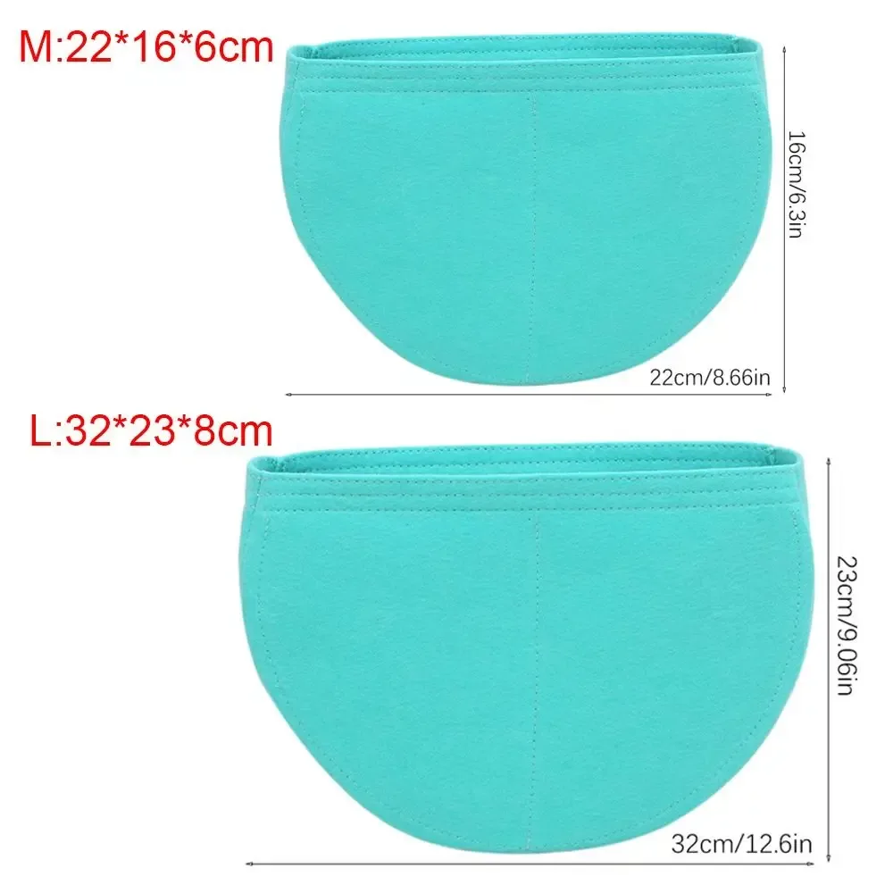 sac à main en feutre, sac d'insertion, support d'organisation, sac interne, doublure de sac de rangement portable pour bemoe hatsune miku, sac à grande bouche