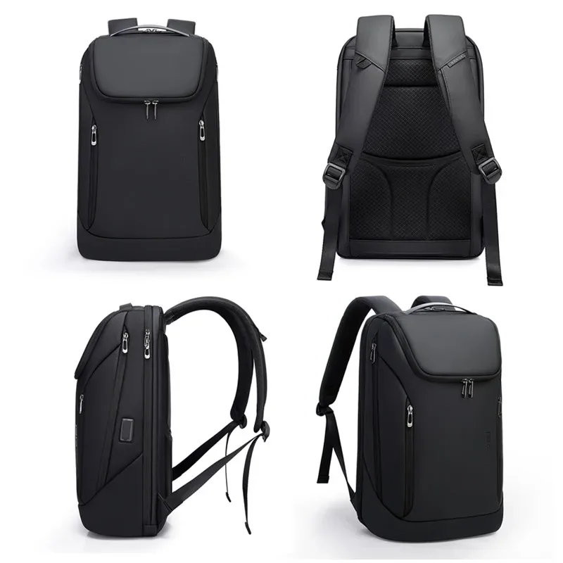 bange étanche multi-usage sac à dos pour ordinateur portable pour 15.6 "pouces usb charge antichoc mallette d'affaires sac à bandoulière pour homme femmes