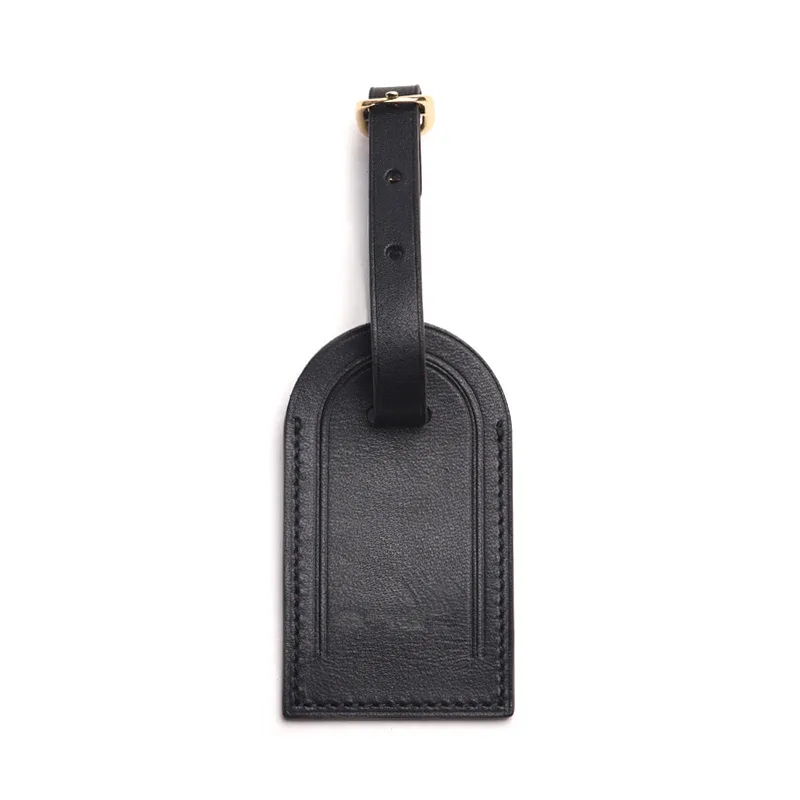 étiquettes de bagage initiales personnalisées, accessoires de voyage, valise, sac d'affaires, cuir tanné végétal