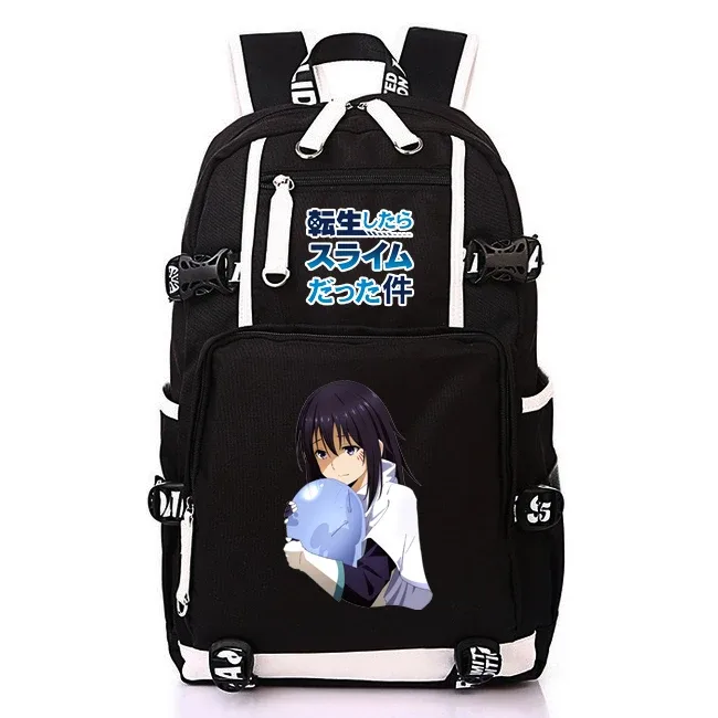 sac à dos d'école kawaii de l'anime that time i got reincarnated as a slime pour adolescentes et adolescents, sac à dos léger en oxford pour ordinateur portable