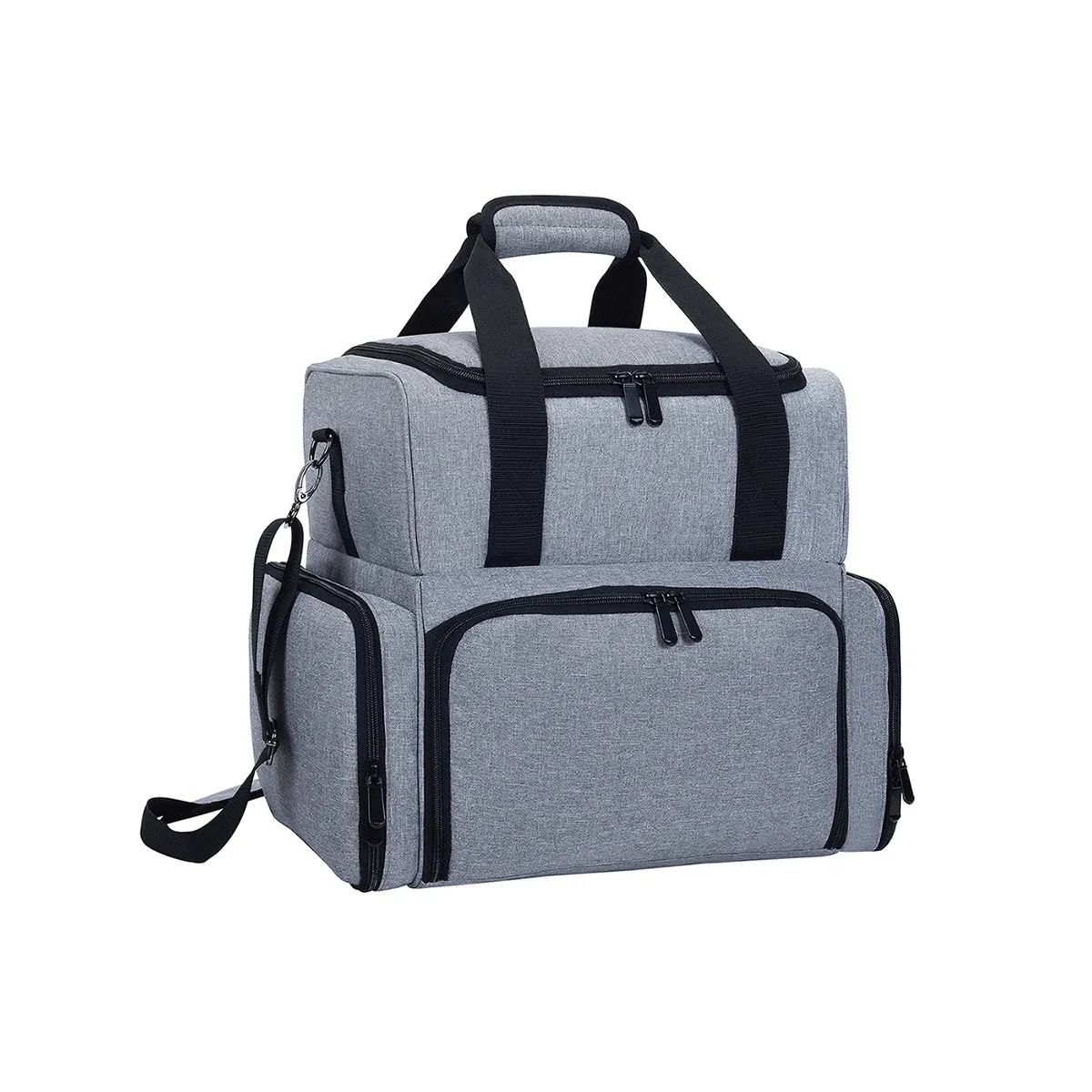 étui de rangement de vernis à ongles de grande capacité, 80 bouteilles, rangement de voyage portable avec 2 sacs amovibles et essentiel pour femmes