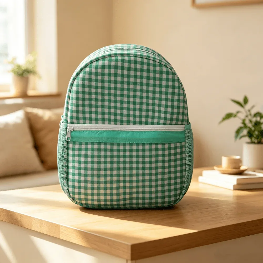 sac à dos à carreaux pour enfants, sac à dos classique et mignon pour garçons, cadeau pour les filles qui vont à l'école, sac à dos mignon pour la maternelle