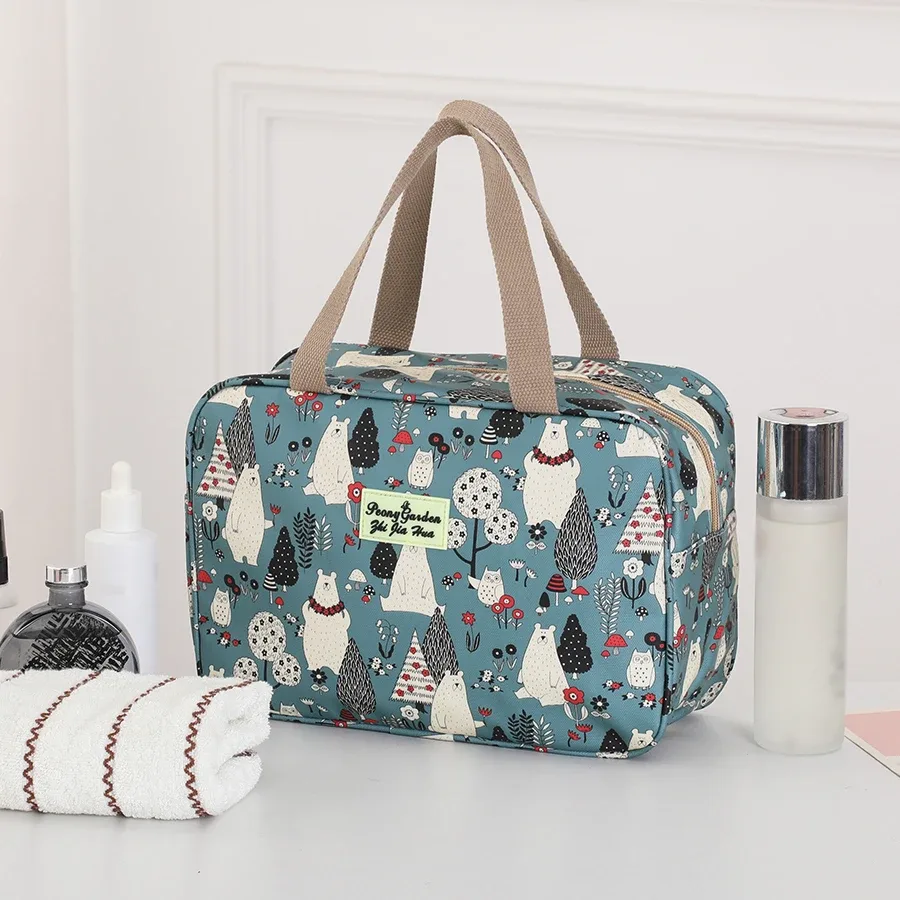 nouveau sac à bagages de voyage de grande capacité avec sac à main étanche imprimé de dessin animé sac de rangement de fournitures de plein air sac à déjeuner