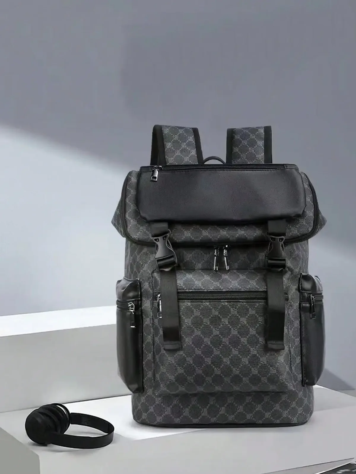 sac à dos imprimé chimpu pour hommes, grande capacité pour les voyages et l'école, sac à livres étanche pour ordinateur portable, automne