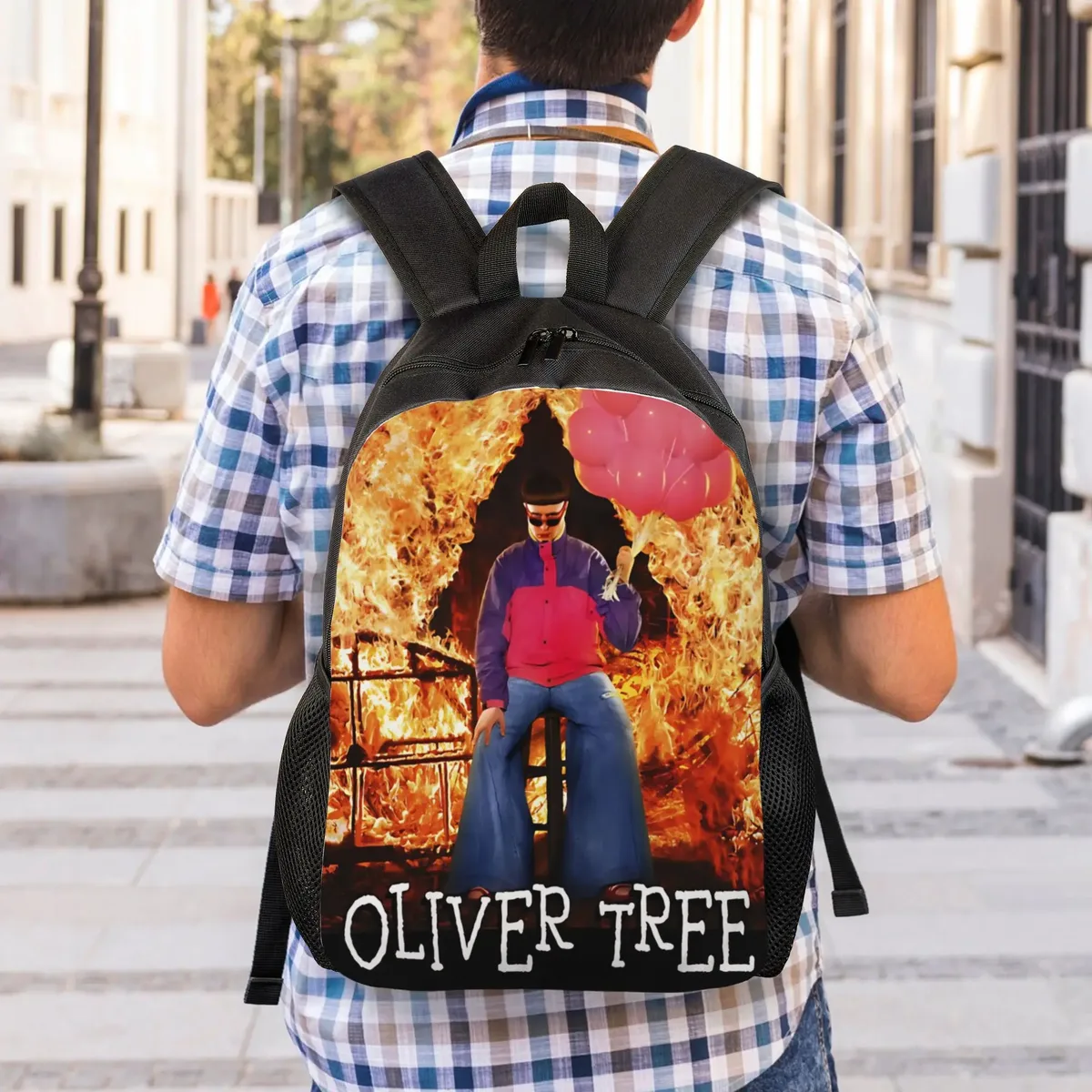 sac à dos de mode oliver tree léger pour lycée et affaires, motif « ugly is beautiful », sac à dos de jour pour hommes et femmes, sac à bandoulière pour l'université