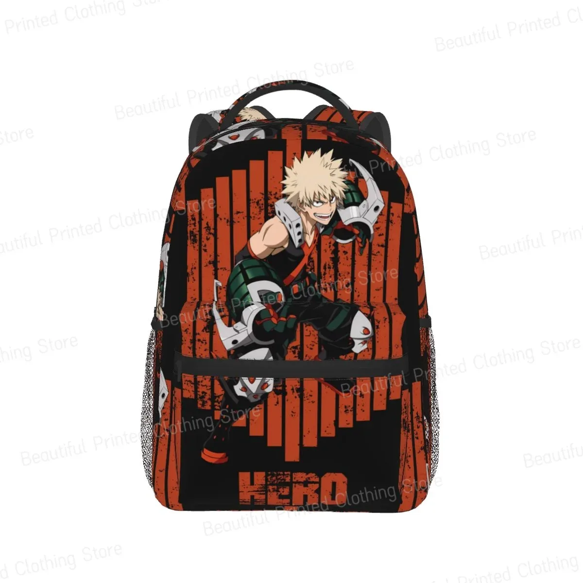 bakugo katsuki-sac à dos portable polyvalent pour cyclisme, loisirs, ordinateur, école, adolescent
