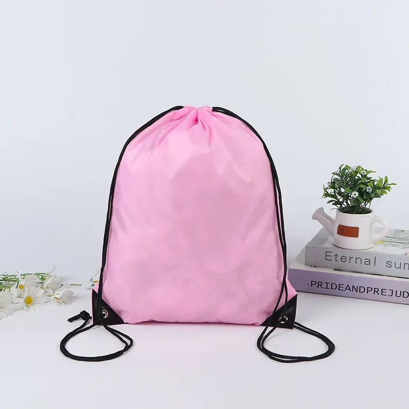 sac à dos en polyester, sac de marathon, sac à cordon, sac de natation en plein air, plusieurs couleurs disponibles