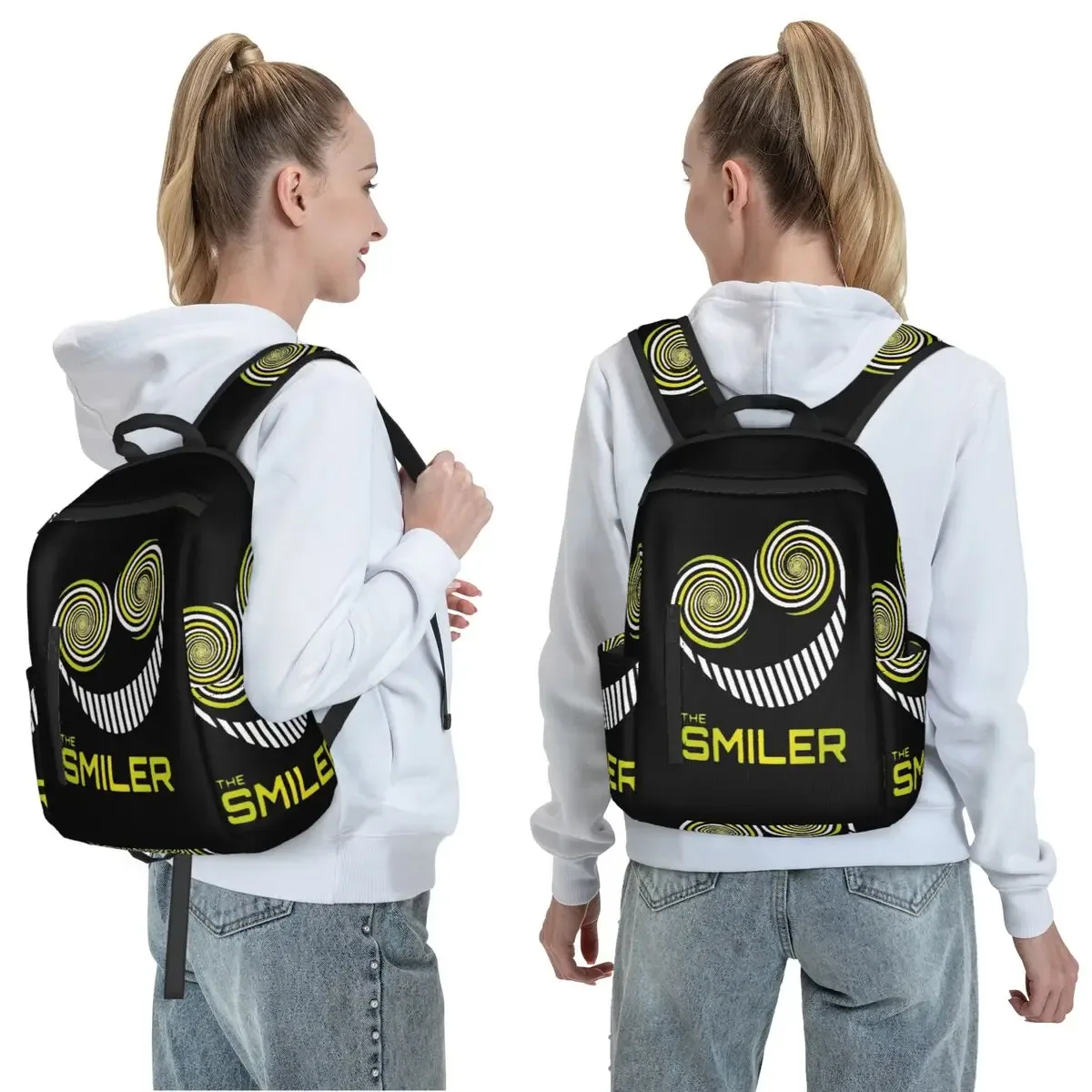 The Smiler Alton Towers Merch Uk Active Backpack Daypack Sac à dos de grande capacité pour enfants, sac d'école, sacs à bandoulière pour hommes et femmes