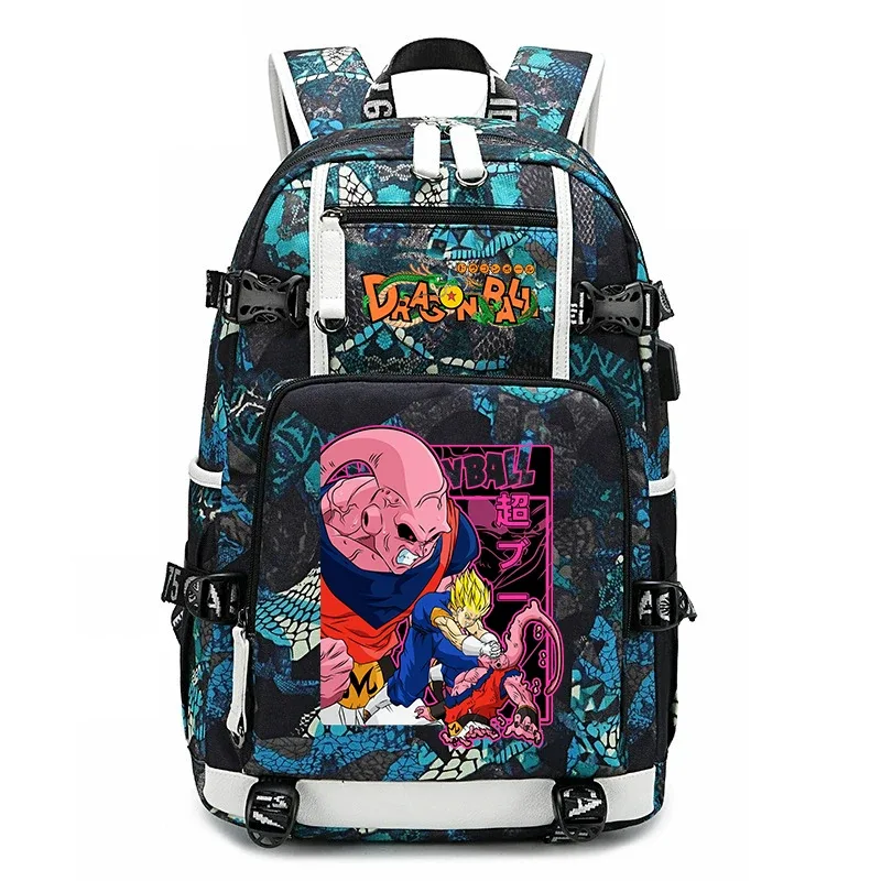sac à dos pour étudiants avec imprimé dragon ball z, grande capacité, sac à dos décontracté pour enfants, adolescents, garçons et filles, pour l'école et les voyages