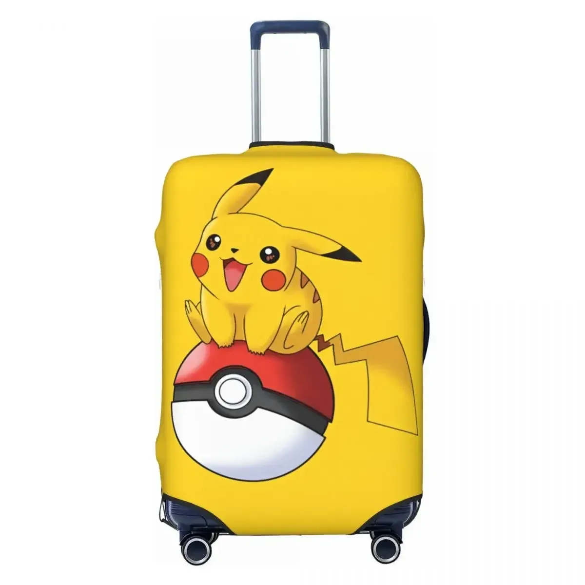housse de bagage de voyage tendance, design p-pikachizer, élastique, convient aux valises de 18 à 32 pouces, anti-rayures, anti-poussière, lavable