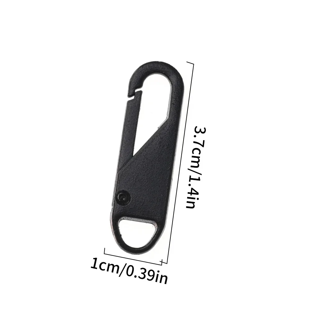 curseur de fermeture éclair de remplacement universel, alliage métallique, extracteur de fermeture éclair, sac à bagages, tête de fermeture éclair, bricolage, outil de couture artisanal, kit de réparation, 5 pièces