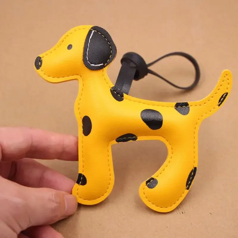  pendentif de sacs à bandoulière, breloque chien mignon, corde en cuir pour sacs à dos, accessoires de bricolage, cadeau idéal pour femmes