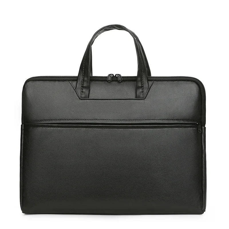 sac à main de grande capacité pour hommes, porte-documents, sac à bandoulière et sac à bandoulière réglable avec plusieurs compartiments
