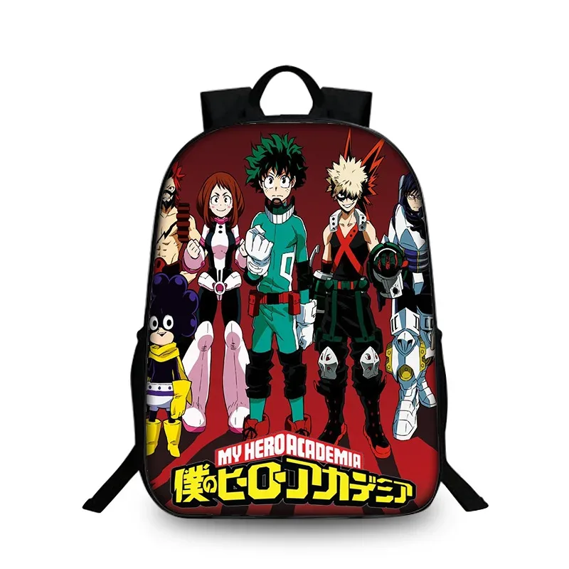 sac à dos my hero academy pour élèves du primaire et du secondaire