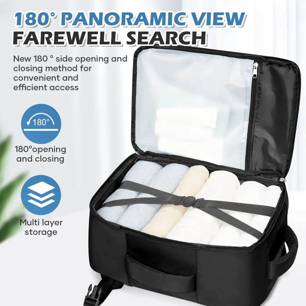 hommes 15.6 pouces pochette d'ordinateur cabine avion voyage sac à dos 40x20x25, capable porter main bagages sac à dos ryanair, collège sac à dos